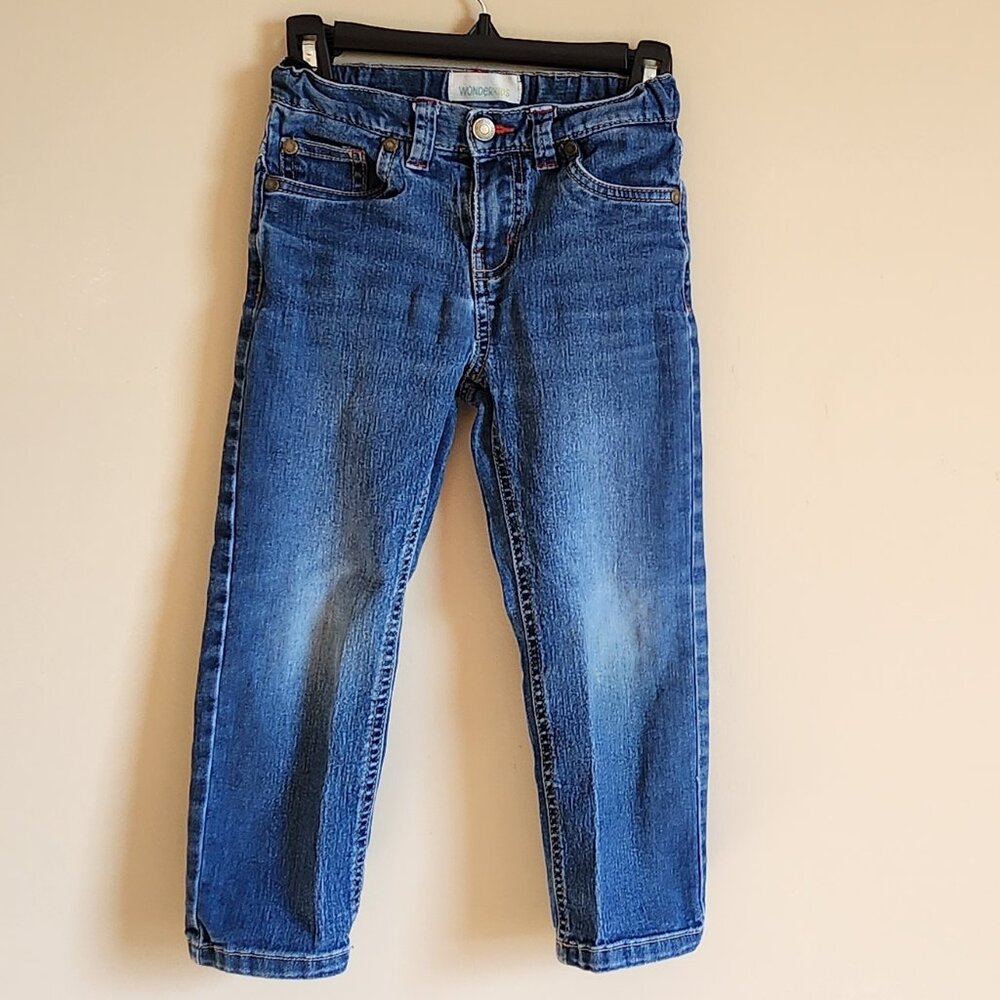 WonderKids - Blue Jeans With Adjustable Waist Size 4T